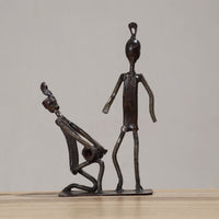 Folk Dance - Handmade Recycled Metal Sculpture by Debabrata Ruidas 22