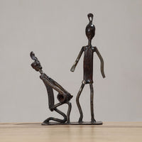 Folk Dance - Handmade Recycled Metal Sculpture by Debabrata Ruidas 22