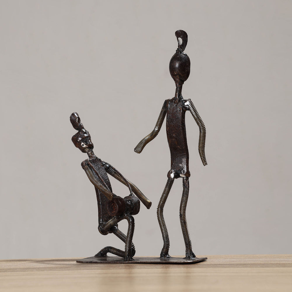 Folk Dance - Handmade Recycled Metal Sculpture by Debabrata Ruidas 22