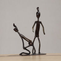 Folk Dance - Handmade Recycled Metal Sculpture by Debabrata Ruidas 22