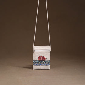 Madhubani Handpainted Mobile Sling Bag 32