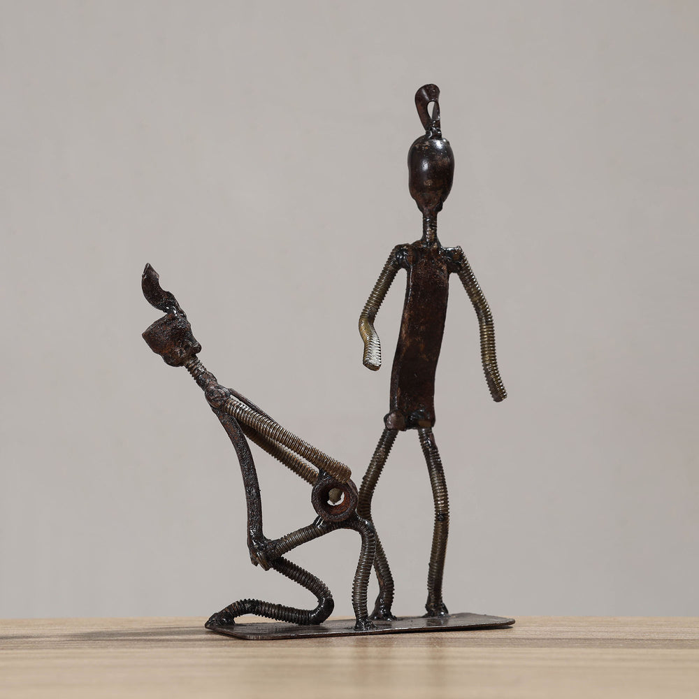 Folk Dance - Handmade Recycled Metal Sculpture by Debabrata Ruidas 22