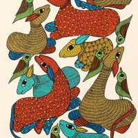 Gond Folk Art Painting