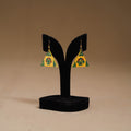 Yellow - Handpainted Manjusha Art Wooden Earrings 19