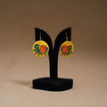 Yellow - Handpainted Manjusha Art Wooden Earrings 21