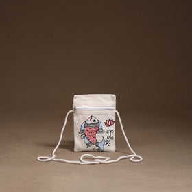 Madhubani Handpainted Mobile Sling Bag 33