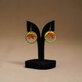Yellow - Handpainted Manjusha Art Wooden Earrings 22
