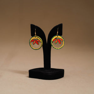 Handpainted Manjusha Art Wooden Earrings 22