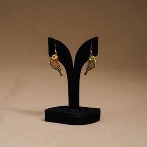 Handpainted Manjusha Art Wooden Earrings 23