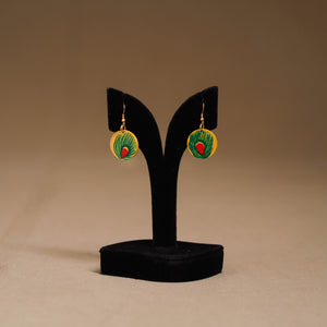 Handpainted Manjusha Art Wooden Earrings 24