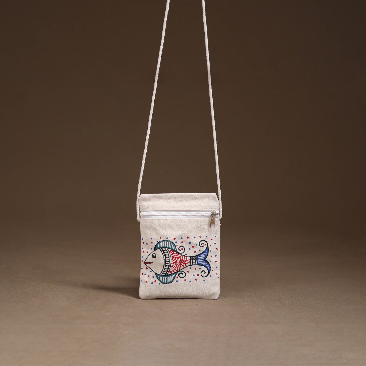 Madhubani Handpainted Mobile Sling Bag 35