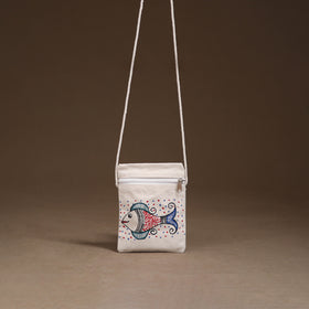 Madhubani Handpainted Mobile Sling Bag 35