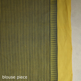 Black Handloom Missing Checks Cotton Mangalagiri Saree