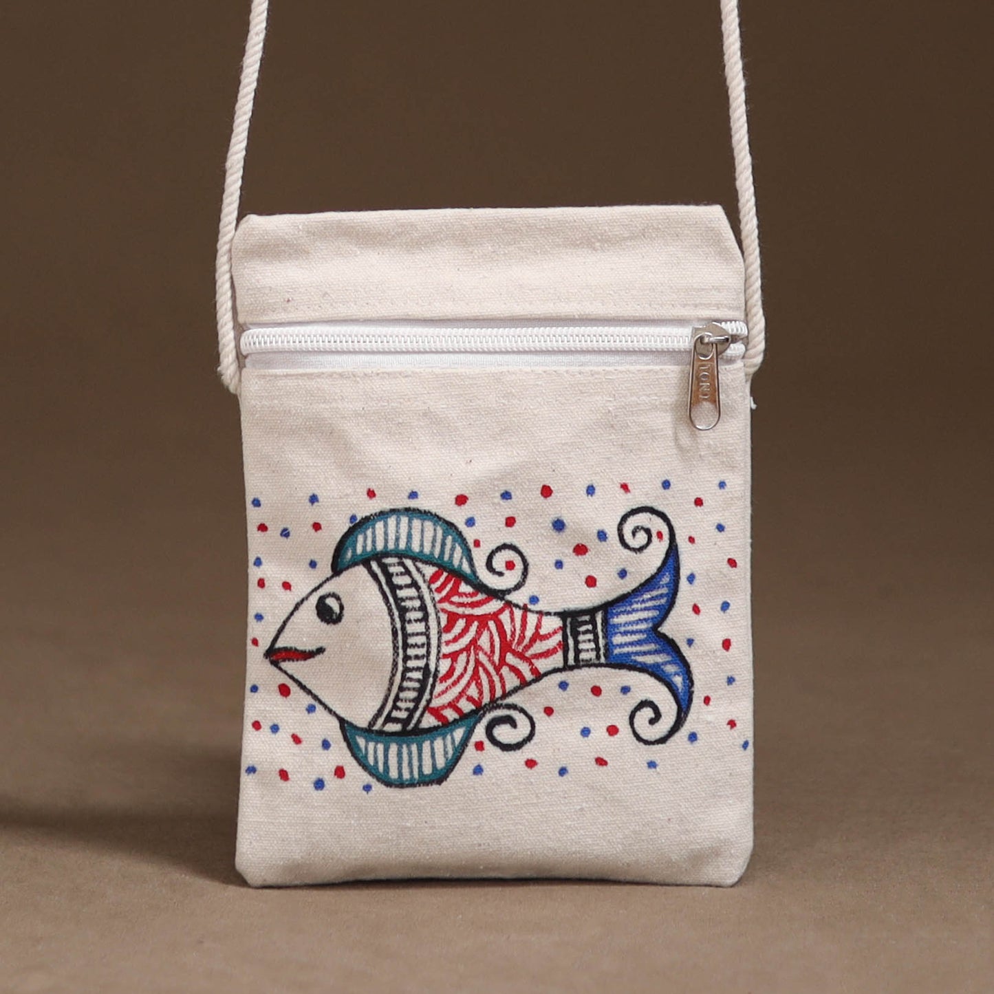 Madhubani Handpainted Mobile Sling Bag 35