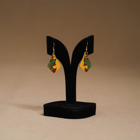 Handpainted Manjusha Art Wooden Earrings 26
