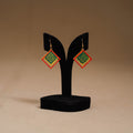 Multicolor - Handpainted Manjusha Art Wooden Earrings 27