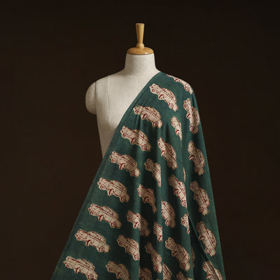 Bindaas Hand Block Art Print Natural Dyed Cotton Fabric 15