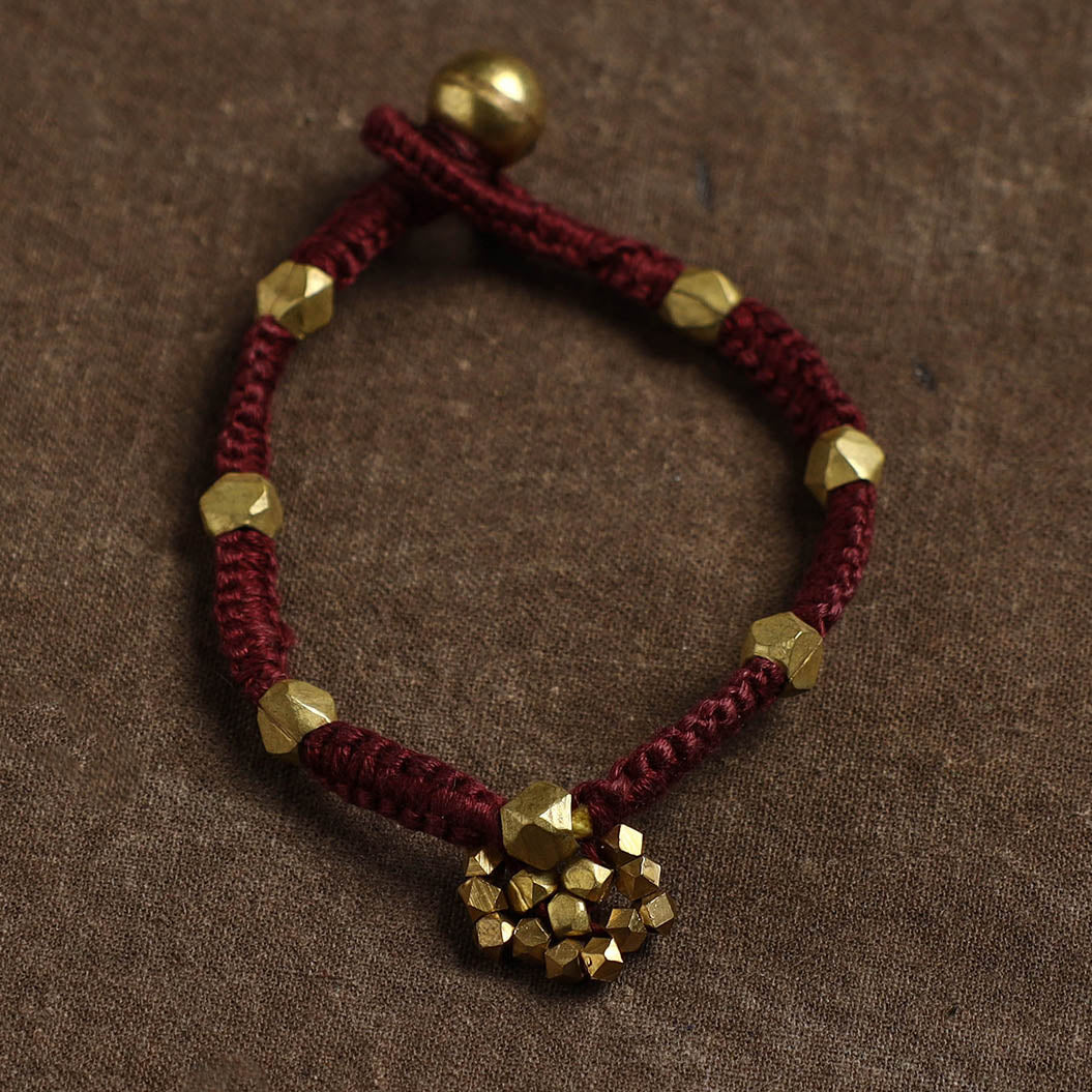 Tribal Odisha Dokra Threadwork Handmade Bracelet 89