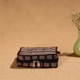 Multicolor Handmade Cotton Jewelry Bag - 4 Pockets