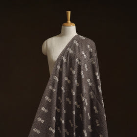 Bindaas Hand Block Art Print Natural Dyed Cotton Fabric - Butterfly Jaal