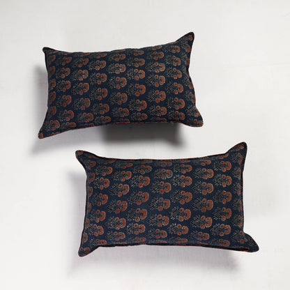 Ajrakh Pillow Covers Set