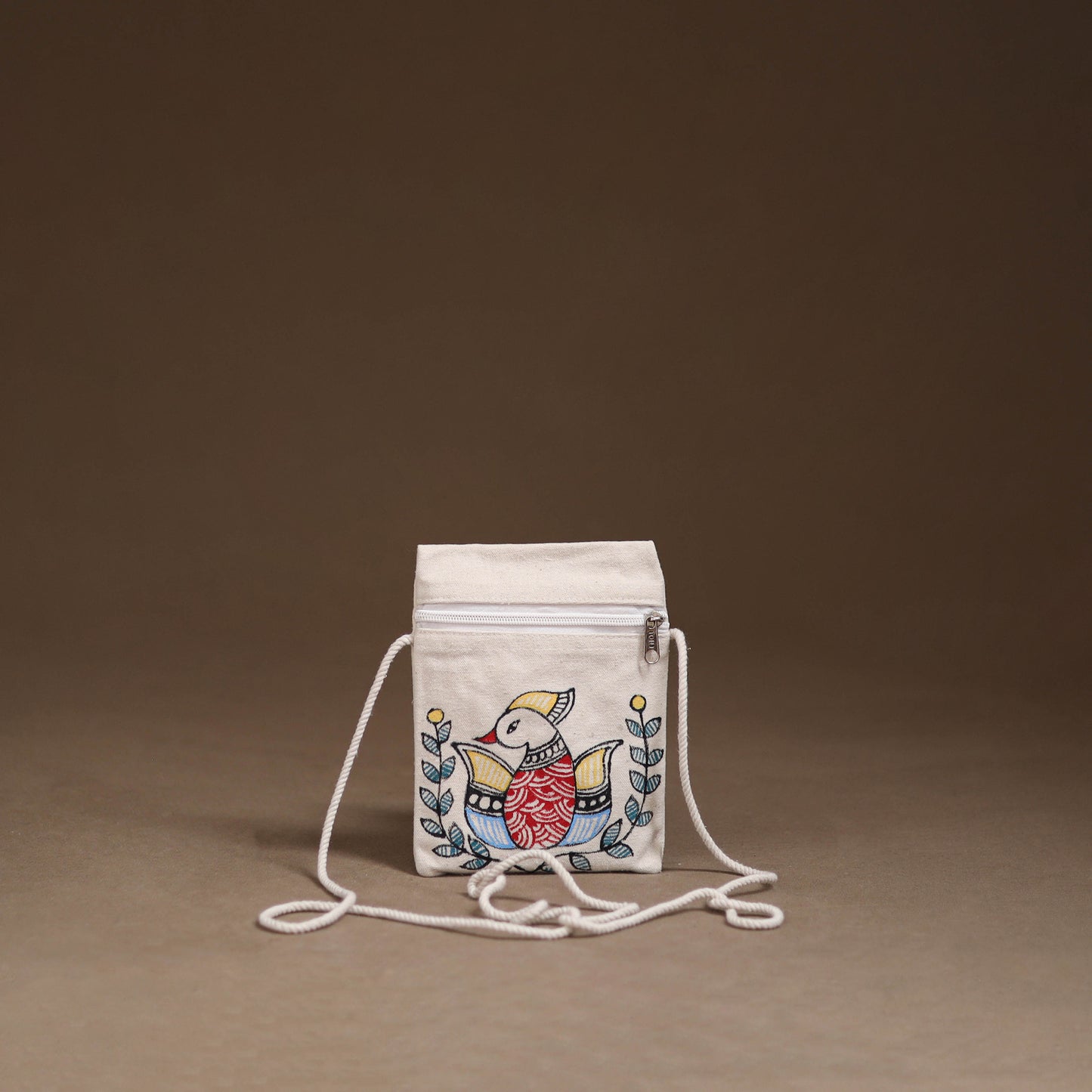 Madhubani Handpainted Mobile Sling Bag 40