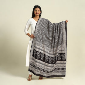Buy Natural Dye Mul Cotton Bagh Print Dupatta