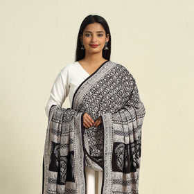 Buy Natural Dye Mul Cotton Bagh Print Dupatta