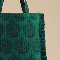 Handcrafted Cotton Frill Jhola Bag 34