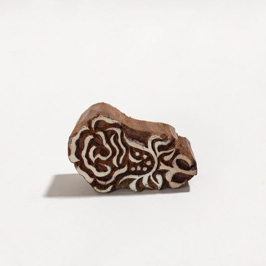 Hand-Carved Sheesham Wood Block (Small) 56
