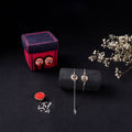 Handcrafted Meenakari Bhaiya Bhabhi Rakhi Set with Coir Box 152