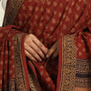 Buy Red Natural Dye Mul Cotton Bagh Print Dupatta
