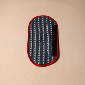 Blue - handmade cotton fridge handle cover 36 - handcrafted