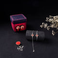 Handcrafted Meenakari Bhaiya Bhabhi Rakhi Set with Coir Box 154