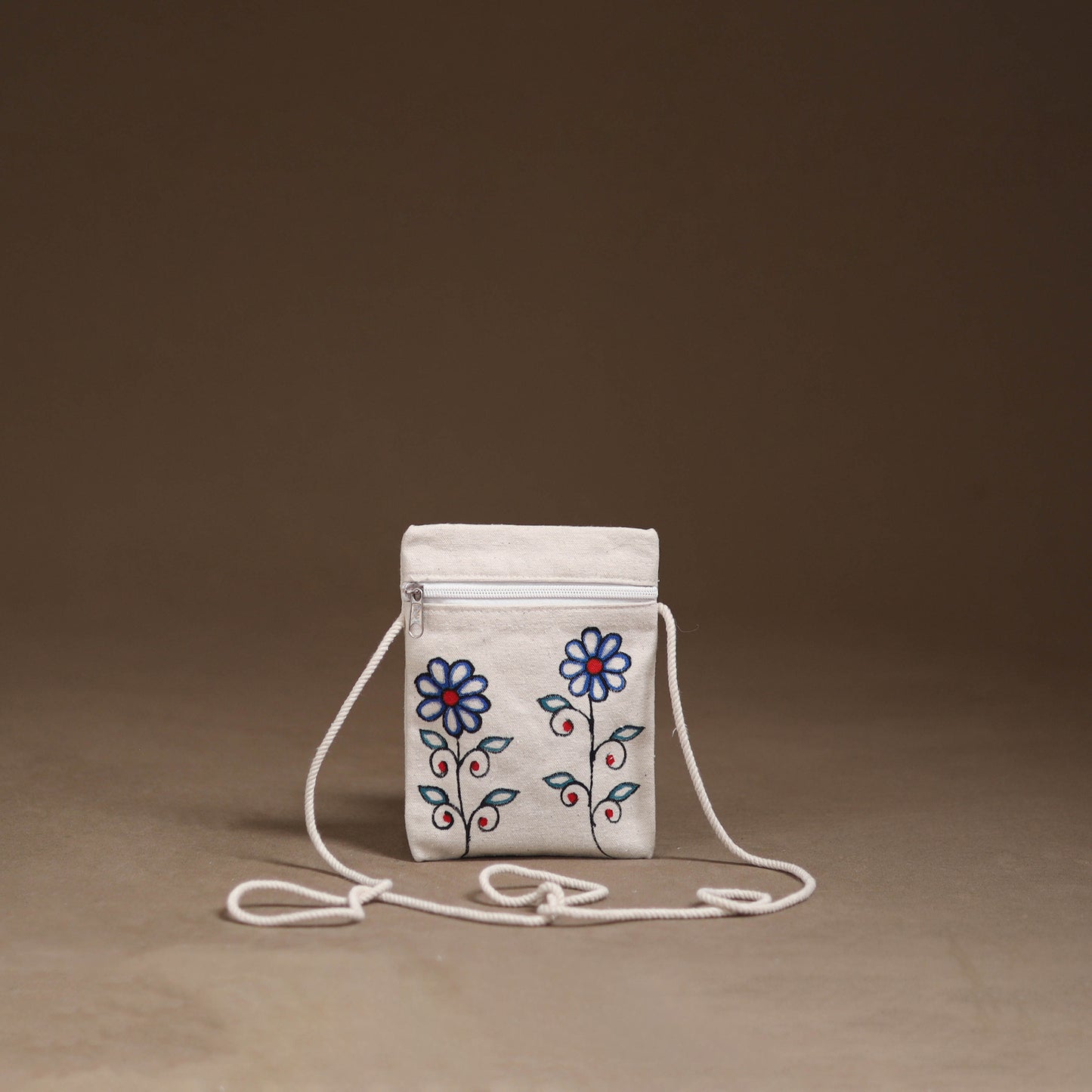 Madhubani Handpainted Mobile Sling Bag 42