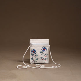 Madhubani Handpainted Mobile Sling Bag 42