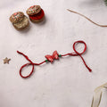Mandala Art Handpainted Wooden Rakhi 12