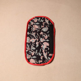 Black - handmade cotton fridge handle cover 38 - handcrafted