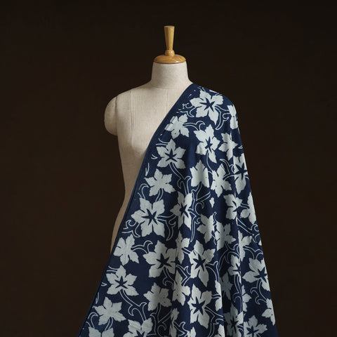 Bindaas Hand Block Art Print Natural Dyed Cotton Fabric 05