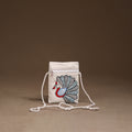 Madhubani Handpainted Mobile Sling Bag 46