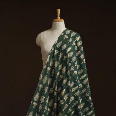 Bindaas Hand Block Art Print Natural Dyed Cotton Fabric - Yummy Ice-cream
