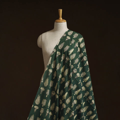 Bindaas Hand Block Art Print Natural Dyed Cotton Fabric 01