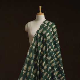 Bindaas Hand Block Art Print Natural Dyed Cotton Fabric - Yummy Ice-cream