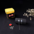 Handcrafted Meenakari Bhaiya Bhabhi Rakhi Set with Coir Box 168
