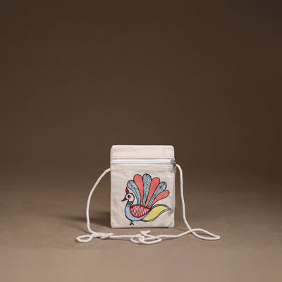 Madhubani Handpainted Mobile Sling Bag 50