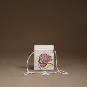 Madhubani Handpainted Mobile Sling Bag 50