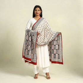 Buy Natural Dye Mul Cotton Bagh Print Dupatta