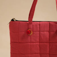 Handcrafted Quilted Cotton Hand Bag 63