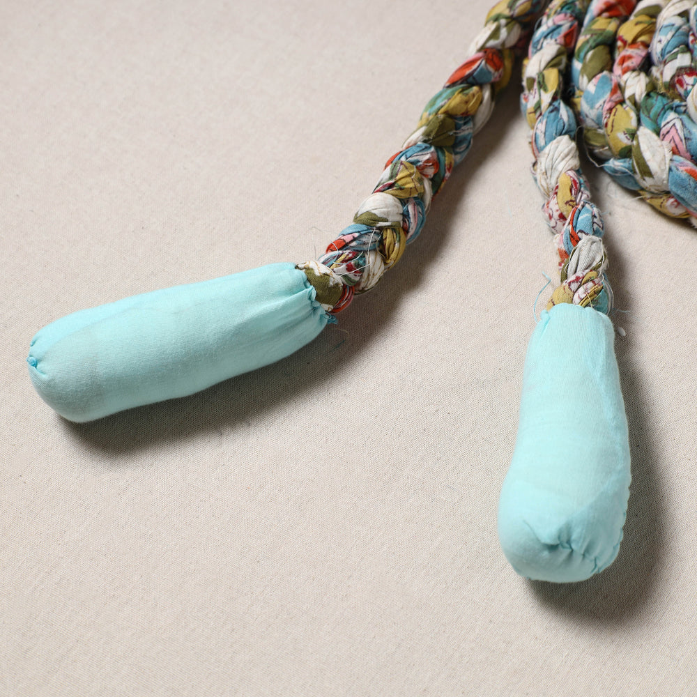 Handmade Upcycled Fabric Skipping Jump Rope 01