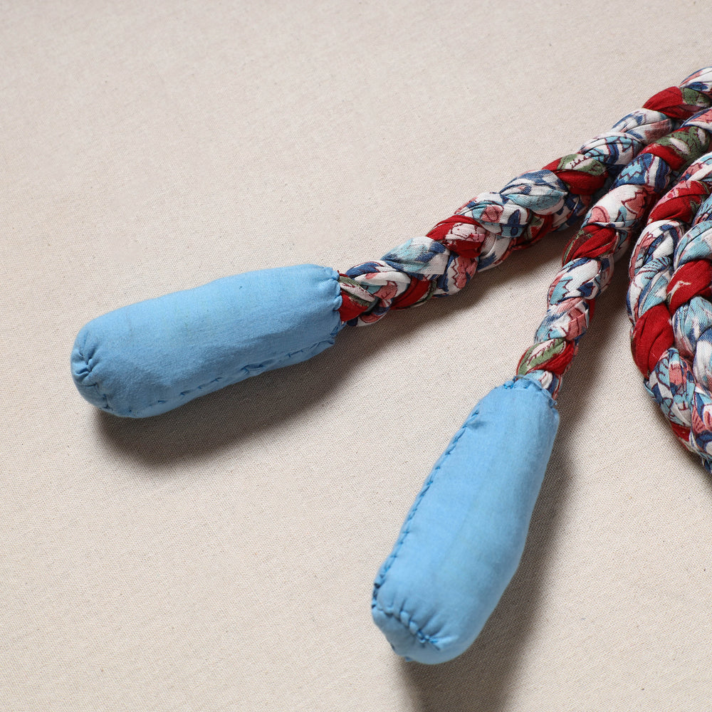 Handmade Upcycled Fabric Skipping Jump Rope 03